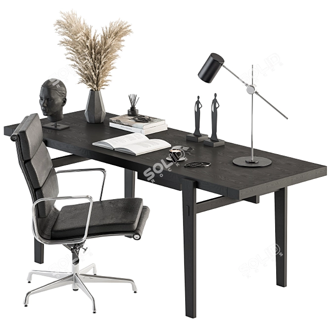 Sleek and Functional: Poliform Work Desk 3D model image 1