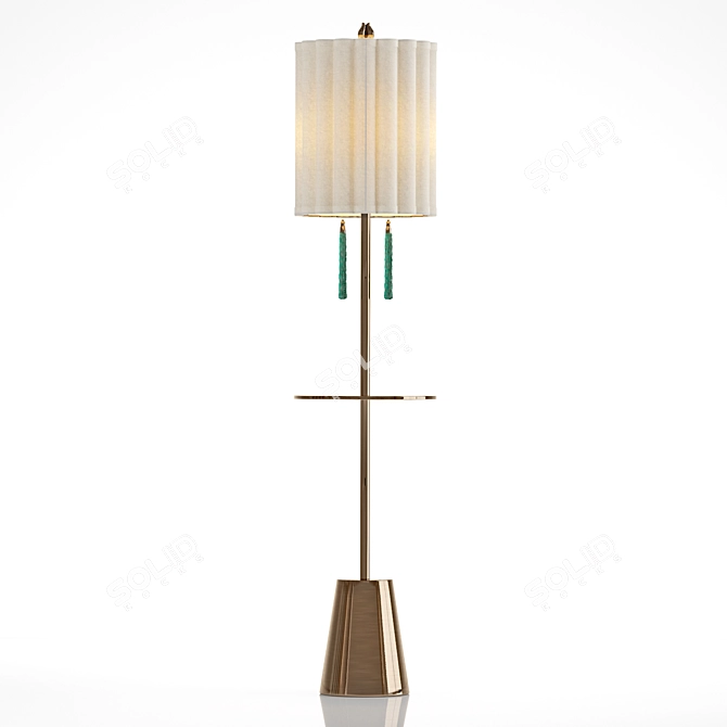 Dorette Floor Lamp: Elegant Illumination Solution 3D model image 1