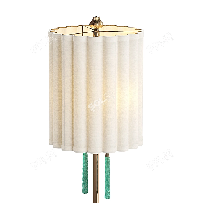 Dorette Floor Lamp: Elegant Illumination Solution 3D model image 2