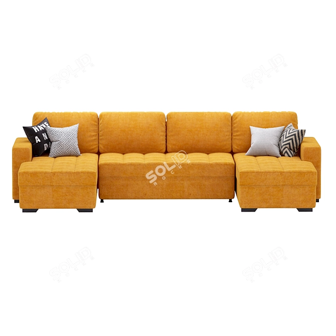 Arles Elegant Comfort Sofa 3D model image 2