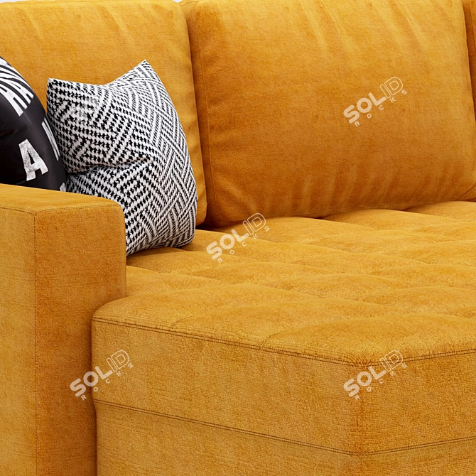 Arles Elegant Comfort Sofa 3D model image 4