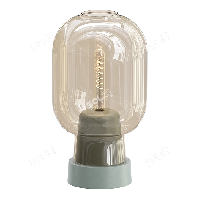 Elegant Ambiance: AMP Table Lamp 3D model image 1