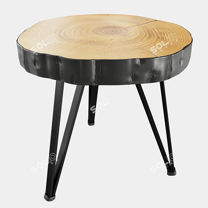Minimalist Hollola Coffee Table: Sleek Design & Versatile Functionality 3D model image 1