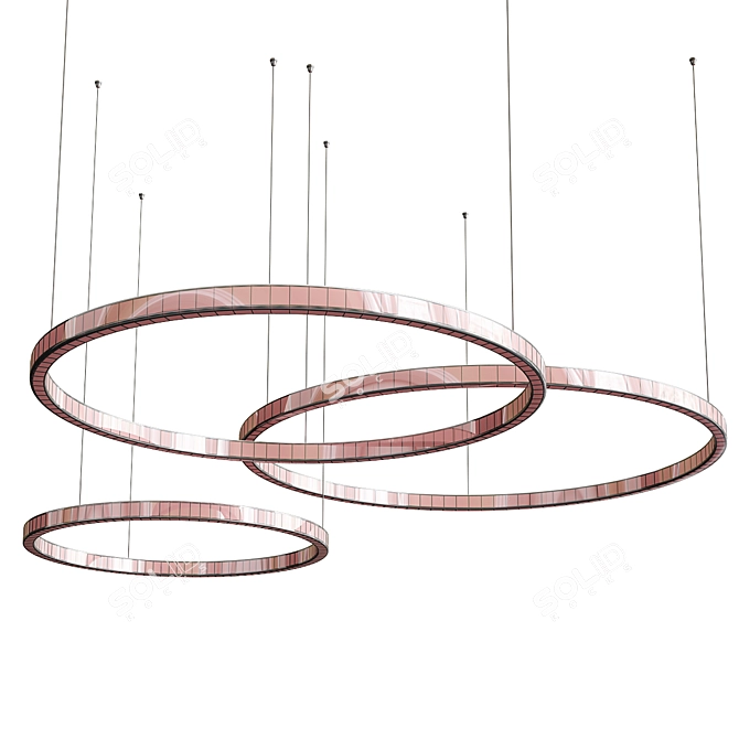 Elegant Lahti Chandelier: Timeless Design 3D model image 2