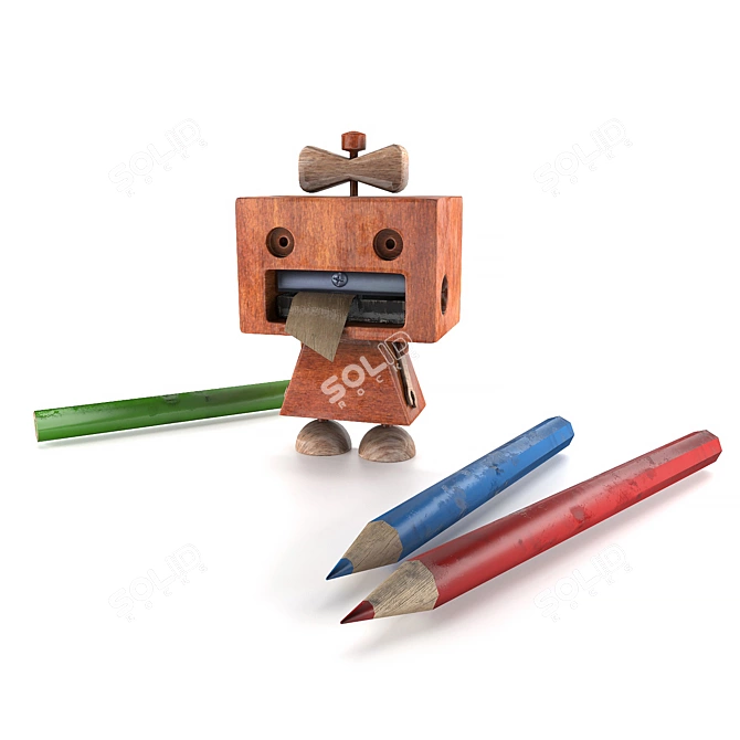 Kids' Decor Pencil Sharpener 3D model image 1