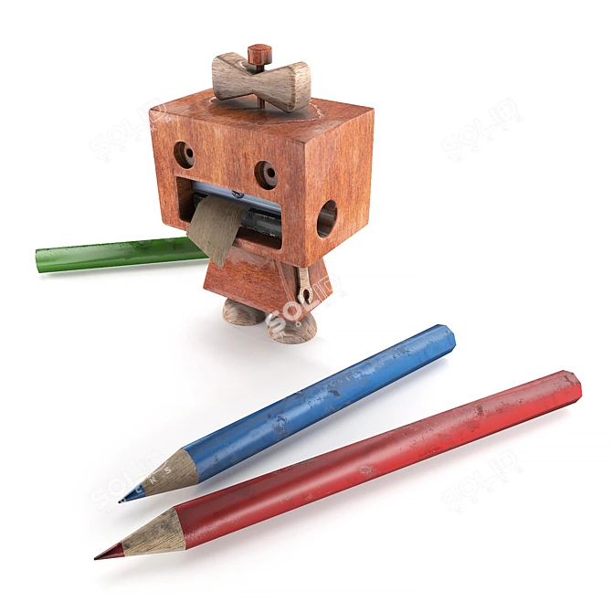 Kids' Decor Pencil Sharpener 3D model image 2