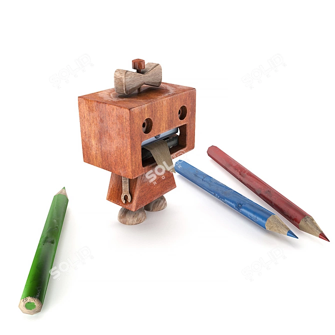 Kids' Decor Pencil Sharpener 3D model image 3