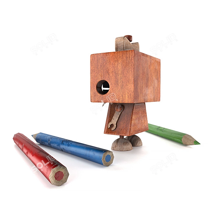 Kids' Decor Pencil Sharpener 3D model image 5