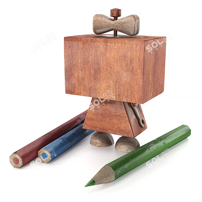 Kids' Decor Pencil Sharpener 3D model image 10