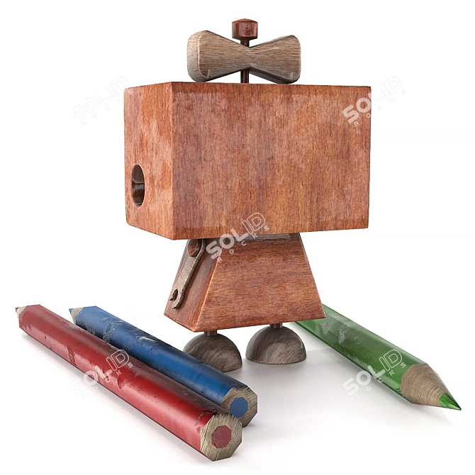 Kids' Decor Pencil Sharpener 3D model image 11