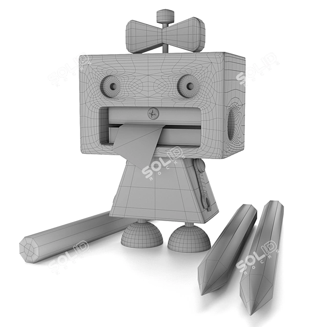 Kids' Decor Pencil Sharpener 3D model image 13