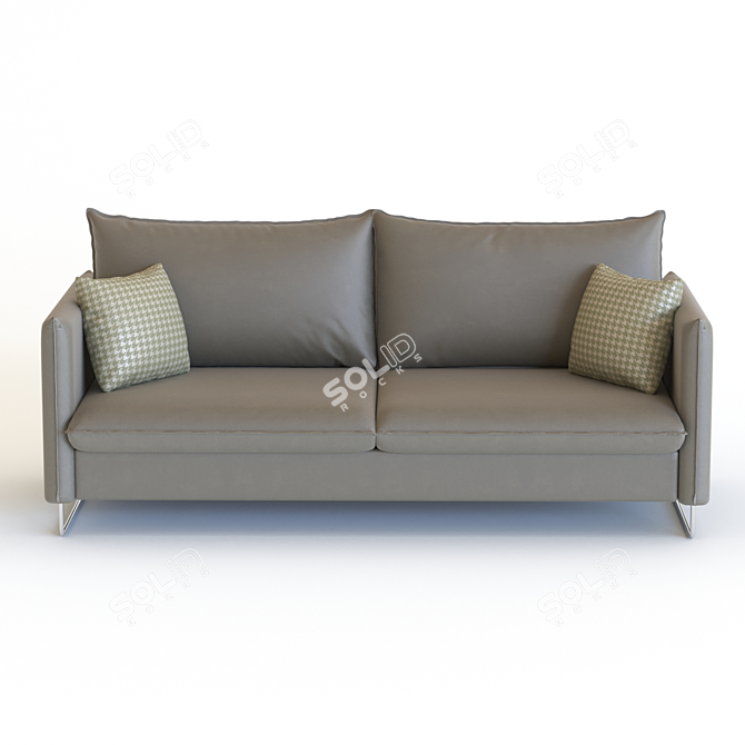 Julia Modern Euro Sofa 3D model image 2