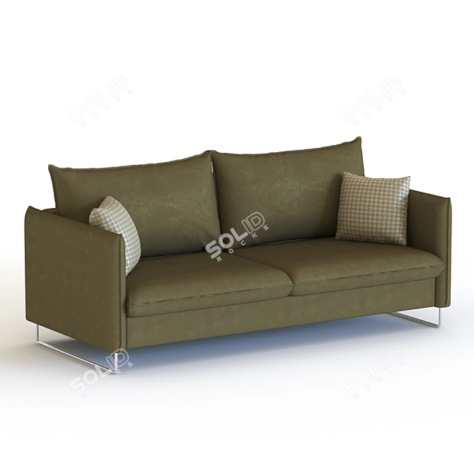 Julia Modern Euro Sofa 3D model image 6