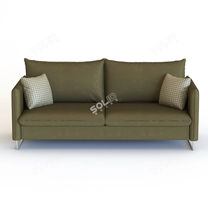 Julia Modern Euro Sofa 3D model image 7