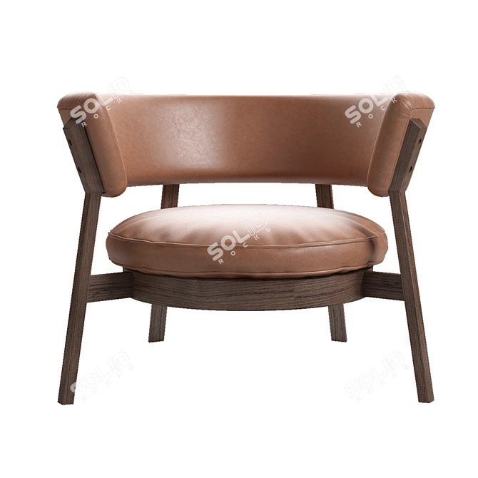 Elegant Gerli Chair for Modern Spaces 3D model image 2