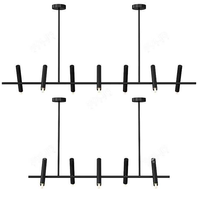 Sleek Rod L: High-Poly Modelling 3D model image 2