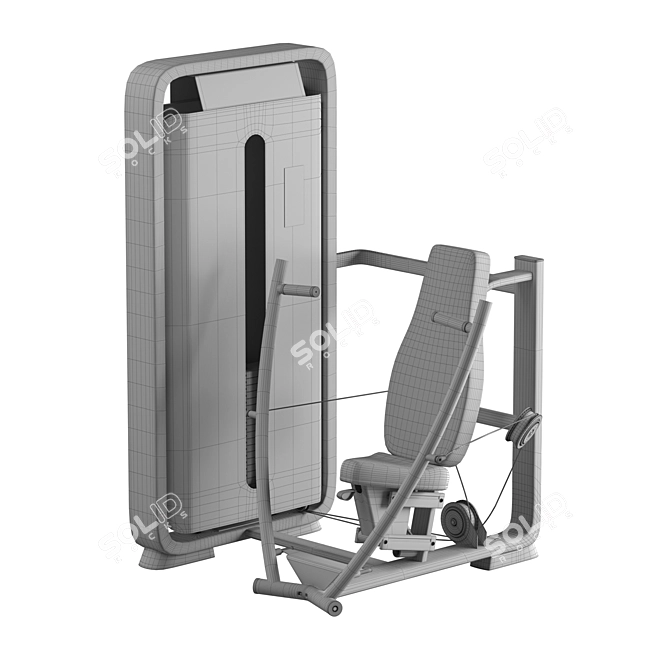 Ultimate Vertical Chest Press 3D model image 2