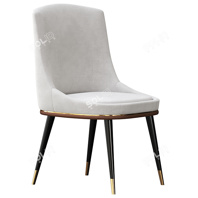 Elegant Misool Chair - Modern and Stylish 3D model image 1