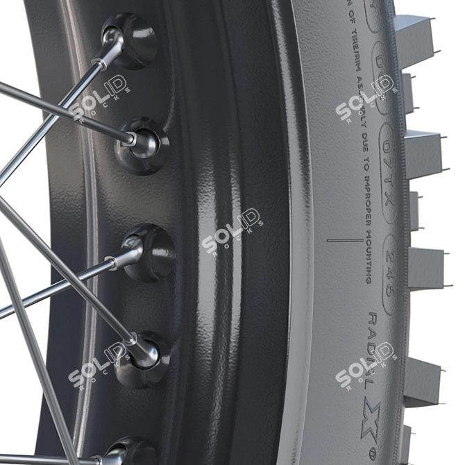 Maxxis Maxxcross IT Motorcycle Wheels 3D model image 4