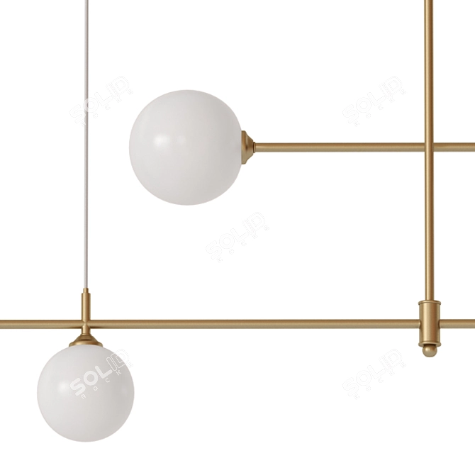 Nordic Pendant Light: Affordable and Stylish 3D model image 2