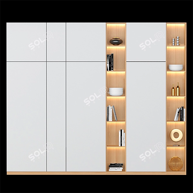  Modern Shelf Design 3D Models 3D model image 1