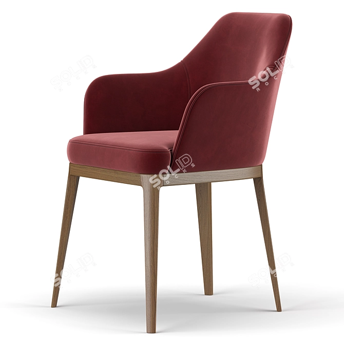 Elegant Becky Chair: Stylish 2013 Design 3D model image 3