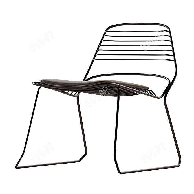 2013 Jak Lounger: Stylish & Compact Seating 3D model image 6