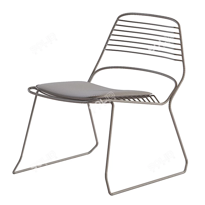 2013 Jak Lounger: Stylish & Compact Seating 3D model image 7