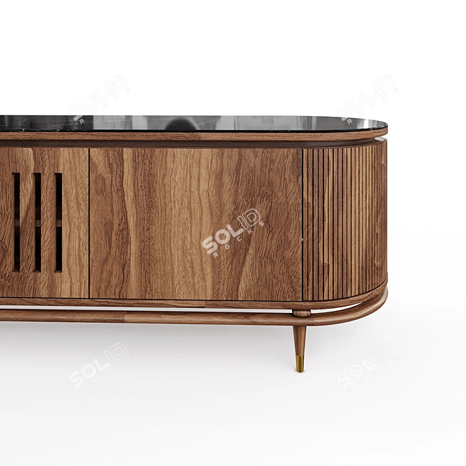 Coco TV Unit: Stylish and Functional 3D model image 4
