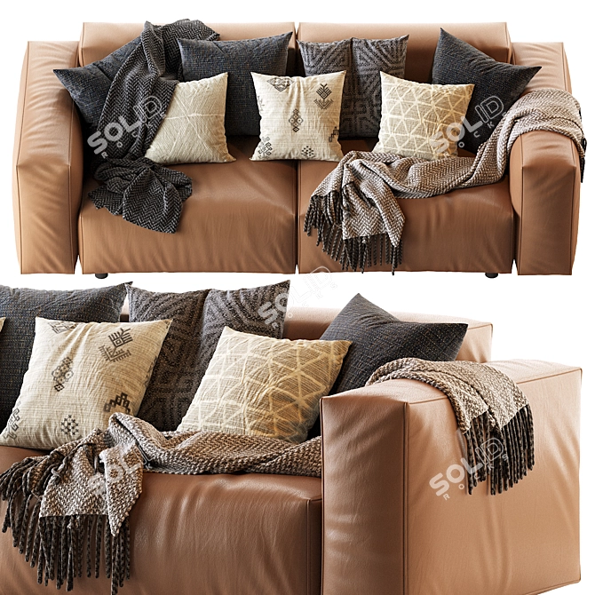 Hills Sofa: Stylish Comfort for Your Living Space 3D model image 3