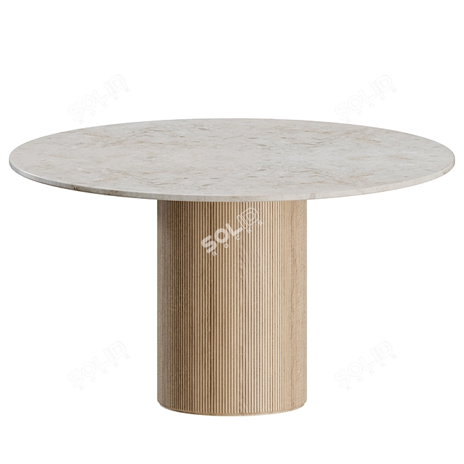 Modern Lodge Dining Set 3D model image 5