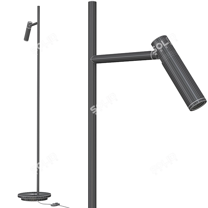 Maytoni Estudo Z010FL-L8W3K: Sleek Modern LED Floor Lamp 3D model image 2