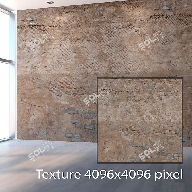 Vintage Brick Texture Pack 3D model image 2