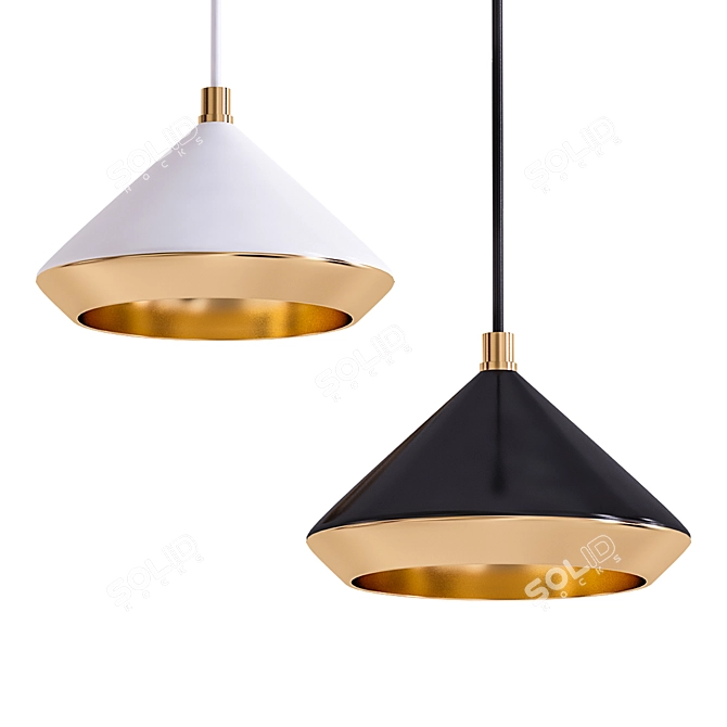 Cairo_WH Pendant Lamp: Modern, Stylish Design | V-Ray Rendered 3D model image 1