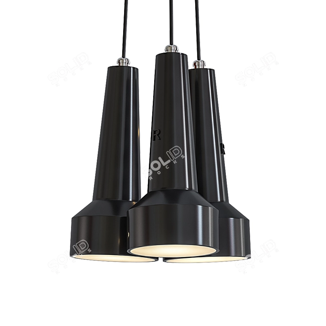 Modern Ceiling Pendant Light: Karman Torcia 3D model image 1