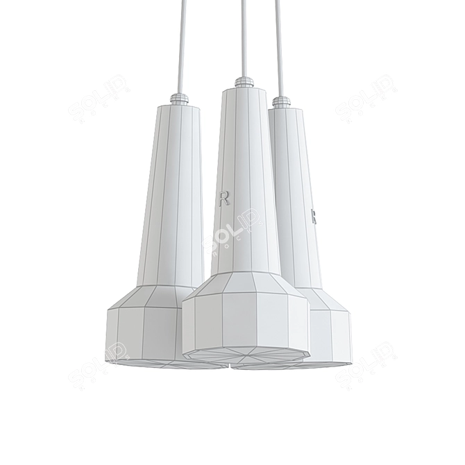 Modern Ceiling Pendant Light: Karman Torcia 3D model image 2