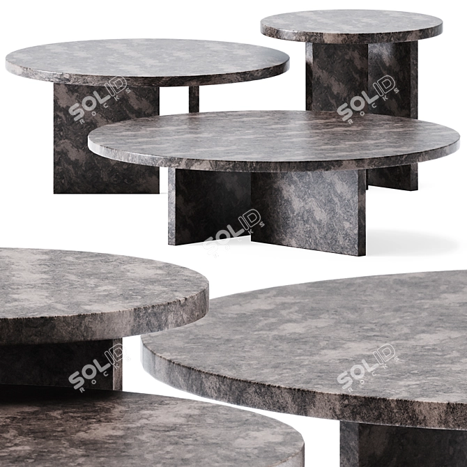 Elegant Tebe Coffee Table 3D model image 1