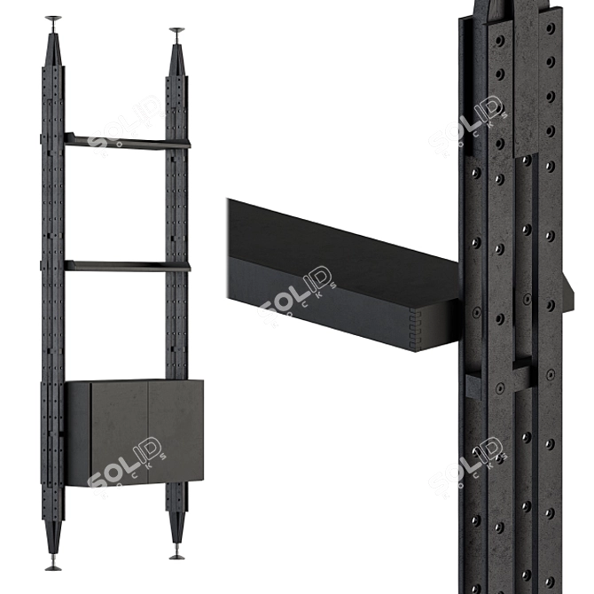 Elevate Your Space: Cassina Infinito Rack 3D model image 4