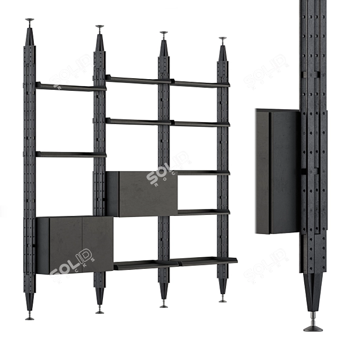 Elevate Your Space: Cassina Infinito Rack 3D model image 5