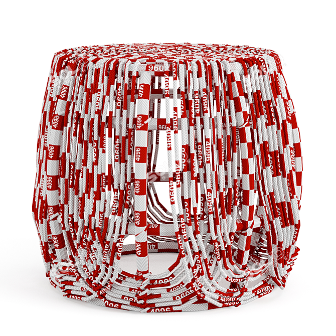 Versatile Sankofa Stool: Decorative & Functional 3D model image 7