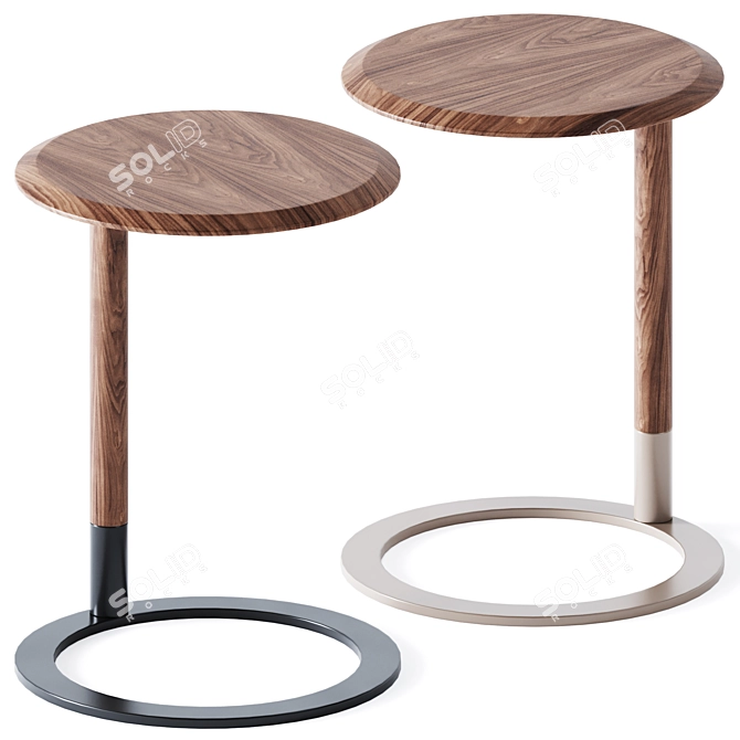 Elegant Jok Side Table 3D model image 2