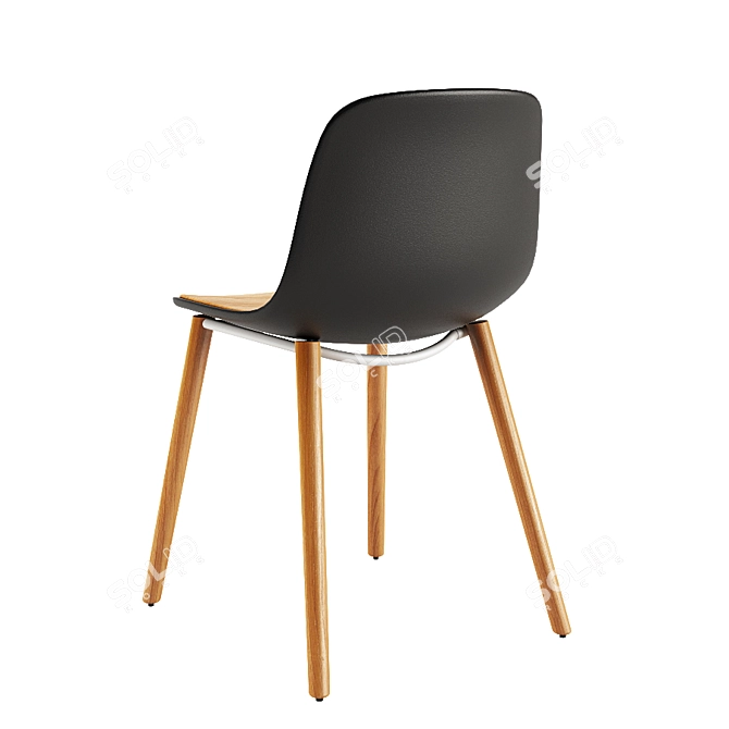 Modern Seela S313 Chair in 2 Colors 3D model image 2