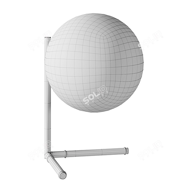 Bolla-unica Interior Table Lamp: Elegant Illumination 3D model image 3