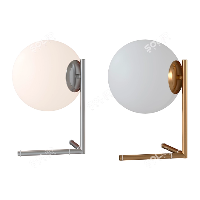 Bolla-unica Interior Table Lamp: Elegant Illumination 3D model image 4