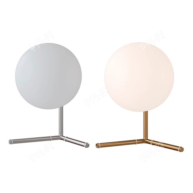 Bolla-unica Interior Table Lamp: Elegant Illumination 3D model image 7