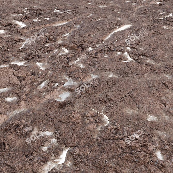 4K Mud Material Kit 3D model image 2