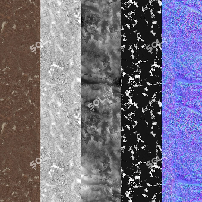 4K Mud Material Kit 3D model image 3