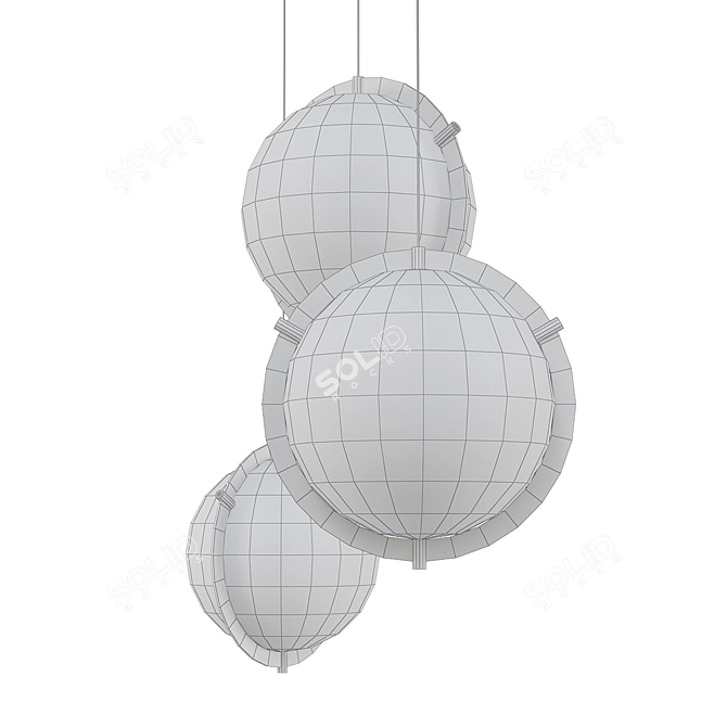 Sculptural Illumination: Clam 3D model image 2