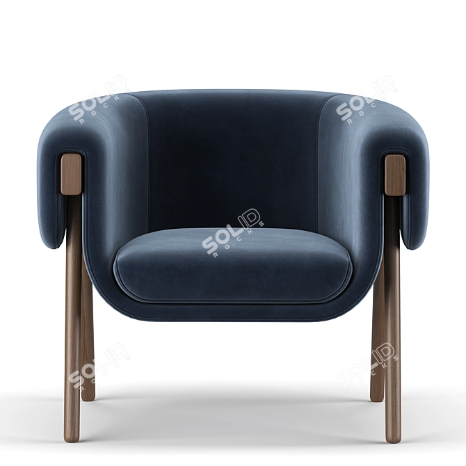 Title: Contemporary Monica Armchair - Exquisite Style by Bulo 3D model image 3