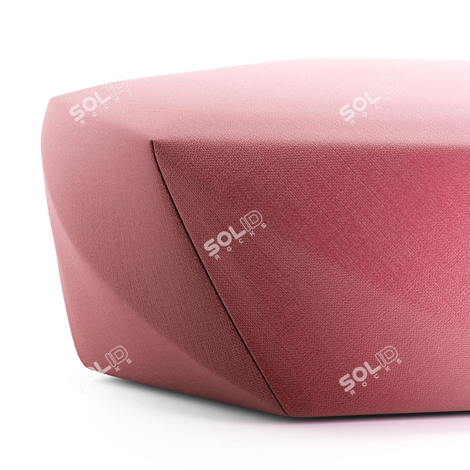 Brook Moroso Pouf 3D model image 4